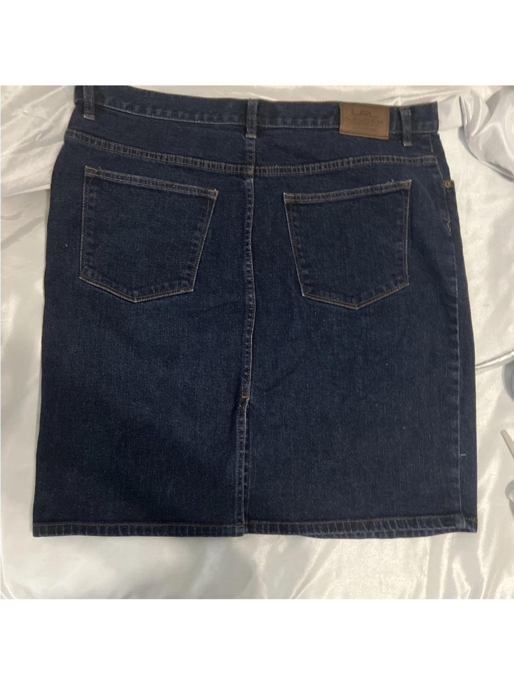 Dark Blue Denim Skirt - Classic Women's size 16 Lauren Ralph Lauren Sport